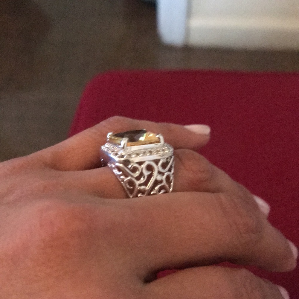 Citrine silver ring - Picture 6 of 15